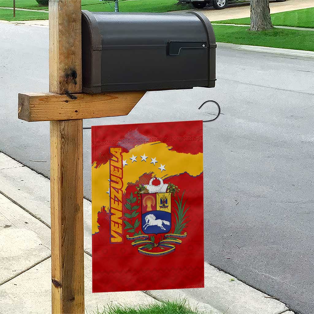 Venezuela Garden Flag with National Coat of Arms Flag Map Spirit