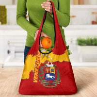Venezuela Grocery Bag with National Coat of Arms Flag Map Spirit