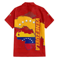 Venezuela Hawaiian Shirt with National Coat of Arms Flag Map Spirit