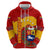 Venezuela Hoodie with National Coat of Arms Flag Map Spirit