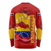 Venezuela Long Sleeve Shirt with National Coat of Arms Flag Map Spirit