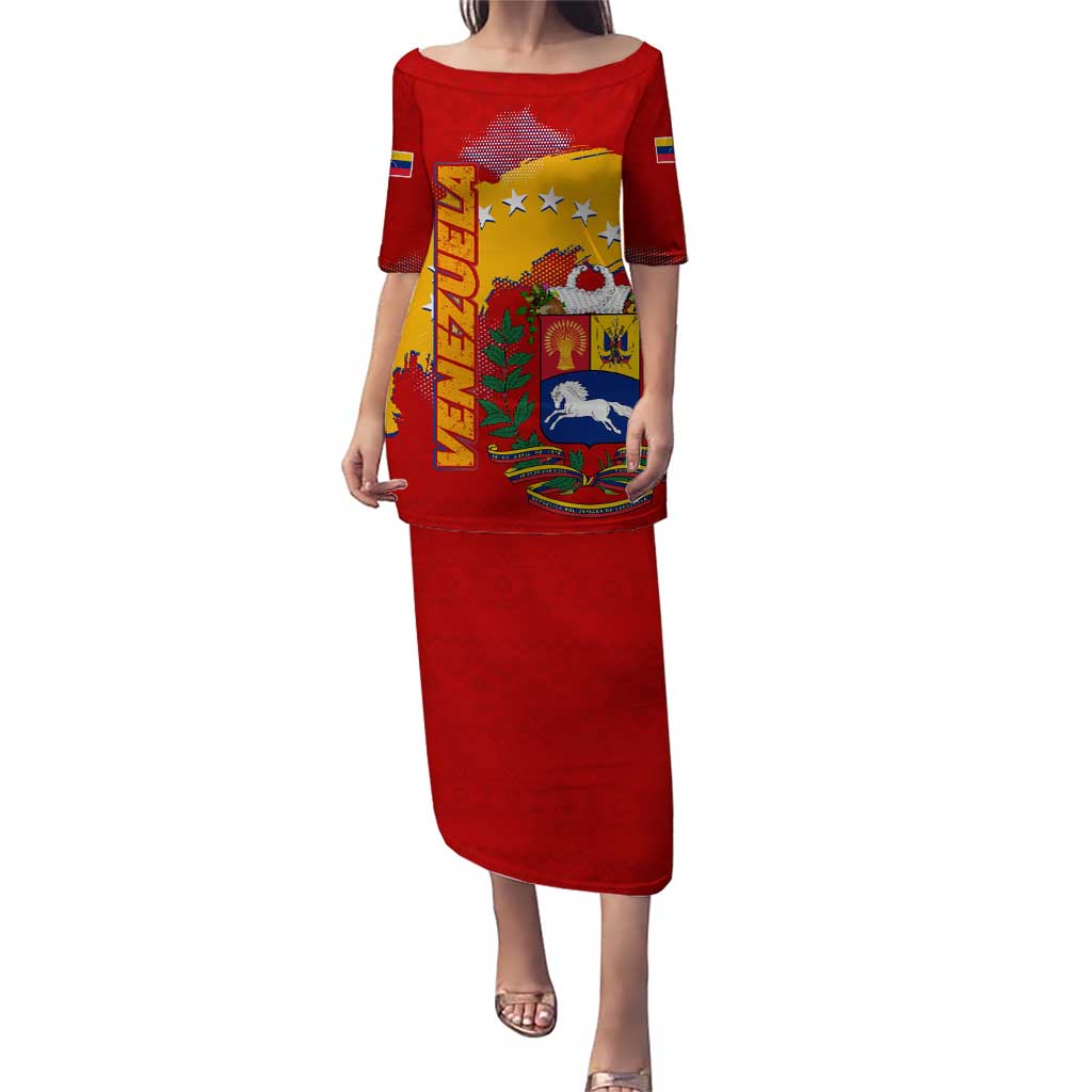 Venezuela Puletasi with National Coat of Arms Flag Map Spirit