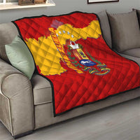 Venezuela Quilt with National Coat of Arms Flag Map Spirit