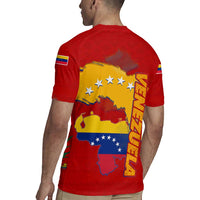 Venezuela Rugby Jersey with National Coat of Arms Flag Map Spirit