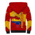 Venezuela Sherpa Hoodie with National Coat of Arms Flag Map Spirit