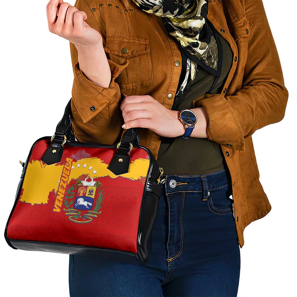 Venezuela Shoulder Handbag with National Coat of Arms Flag Map Spirit
