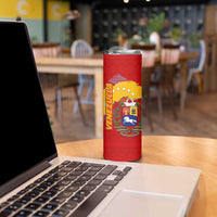 Venezuela Skinny Tumbler with National Coat of Arms Flag Map Spirit