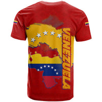Venezuela T Shirt with National Coat of Arms Flag Map Spirit