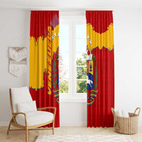 Venezuela Window Curtain with National Coat of Arms Flag Map Spirit