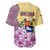 Venezuela Baseball Jersey with National Bird Orchid Flower Coat of Arms Spirit