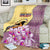 Venezuela Blanket with National Bird Orchid Flower Coat of Arms Spirit