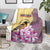 Venezuela Blanket with National Bird Orchid Flower Coat of Arms Spirit