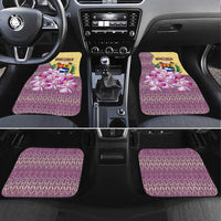 Venezuela Car Mats with National Bird Orchid Flower Coat of Arms Spirit
