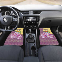 Venezuela Car Mats with National Bird Orchid Flower Coat of Arms Spirit