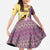 Venezuela Family Matching Summer Maxi Dress and Hawaiian Shirt with National Bird Orchid Flower Coat of Arms Spirit