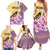 Venezuela Family Matching Summer Maxi Dress and Hawaiian Shirt with National Bird Orchid Flower Coat of Arms Spirit