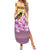 Venezuela Family Matching Summer Maxi Dress and Hawaiian Shirt with National Bird Orchid Flower Coat of Arms Spirit