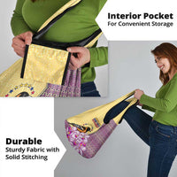 Venezuela Grocery Bag with National Bird Orchid Flower Coat of Arms Spirit