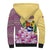Venezuela Sherpa Hoodie with National Bird Orchid Flower Coat of Arms Spirit