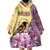 Venezuela Wearable Blanket Hoodie with National Bird Orchid Flower Coat of Arms Spirit
