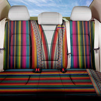 Venezuela Back Car Seat Cover with Andean Multicolor Woven Textile Stripe Spirit