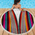 Venezuela Beach Blanket with Andean Multicolor Woven Textile Stripe Spirit