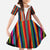 Venezuela Family Matching Summer Maxi Dress and Hawaiian Shirt with Andean Multicolor Woven Textile Stripe Spirit