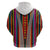 Venezuela Hoodie with Andean Multicolor Woven Textile Stripe Spirit