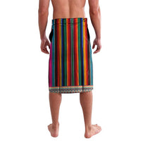 Venezuela Lavalava with Andean Multicolor Woven Textile Stripe Spirit
