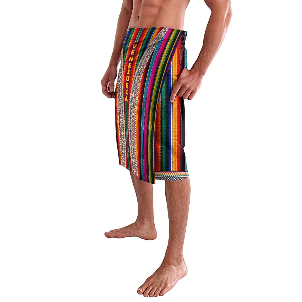 Venezuela Lavalava with Andean Multicolor Woven Textile Stripe Spirit