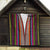 Venezuela Quilt with Andean Multicolor Woven Textile Stripe Spirit