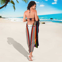 Venezuela Sarong with Andean Multicolor Woven Textile Stripe Spirit