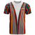 Venezuela T Shirt with Andean Multicolor Woven Textile Stripe Spirit