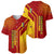 Venezuela Baseball Jersey with La Vinotinto Football Federation Red Yellow Spirit