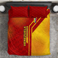 Venezuela Bedding Set with La Vinotinto Football Federation Red Yellow Spirit