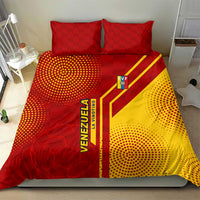Venezuela Bedding Set with La Vinotinto Football Federation Red Yellow Spirit