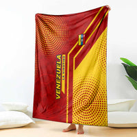 Venezuela Blanket with La Vinotinto Football Federation Red Yellow Spirit
