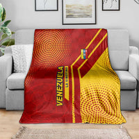 Venezuela Blanket with La Vinotinto Football Federation Red Yellow Spirit