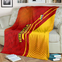 Venezuela Blanket with La Vinotinto Football Federation Red Yellow Spirit