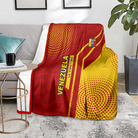 Venezuela Blanket with La Vinotinto Football Federation Red Yellow Spirit