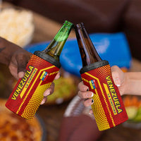 Venezuela 4 in 1 Can Cooler Tumbler with La Vinotinto Football Federation Red Yellow Spirit