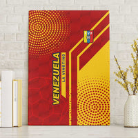 Venezuela Canvas Wall Art with La Vinotinto Football Federation Red Yellow Spirit