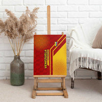 Venezuela Canvas Wall Art with La Vinotinto Football Federation Red Yellow Spirit