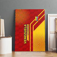 Venezuela Canvas Wall Art with La Vinotinto Football Federation Red Yellow Spirit