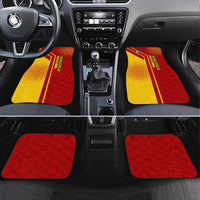Venezuela Car Mats with La Vinotinto Football Federation Red Yellow Spirit