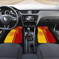 Venezuela Car Mats with La Vinotinto Football Federation Red Yellow Spirit