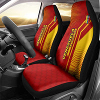 Venezuela Car Seat Cover with La Vinotinto Football Federation Red Yellow Spirit