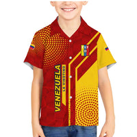 Venezuela Family Matching Mermaid Dress and Hawaiian Shirt with La Vinotinto Football Federation Red Yellow Spirit