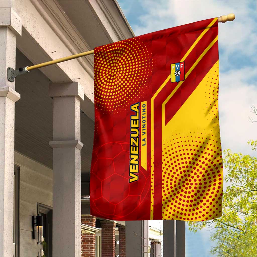 Venezuela Garden Flag with La Vinotinto Football Federation Red Yellow Spirit