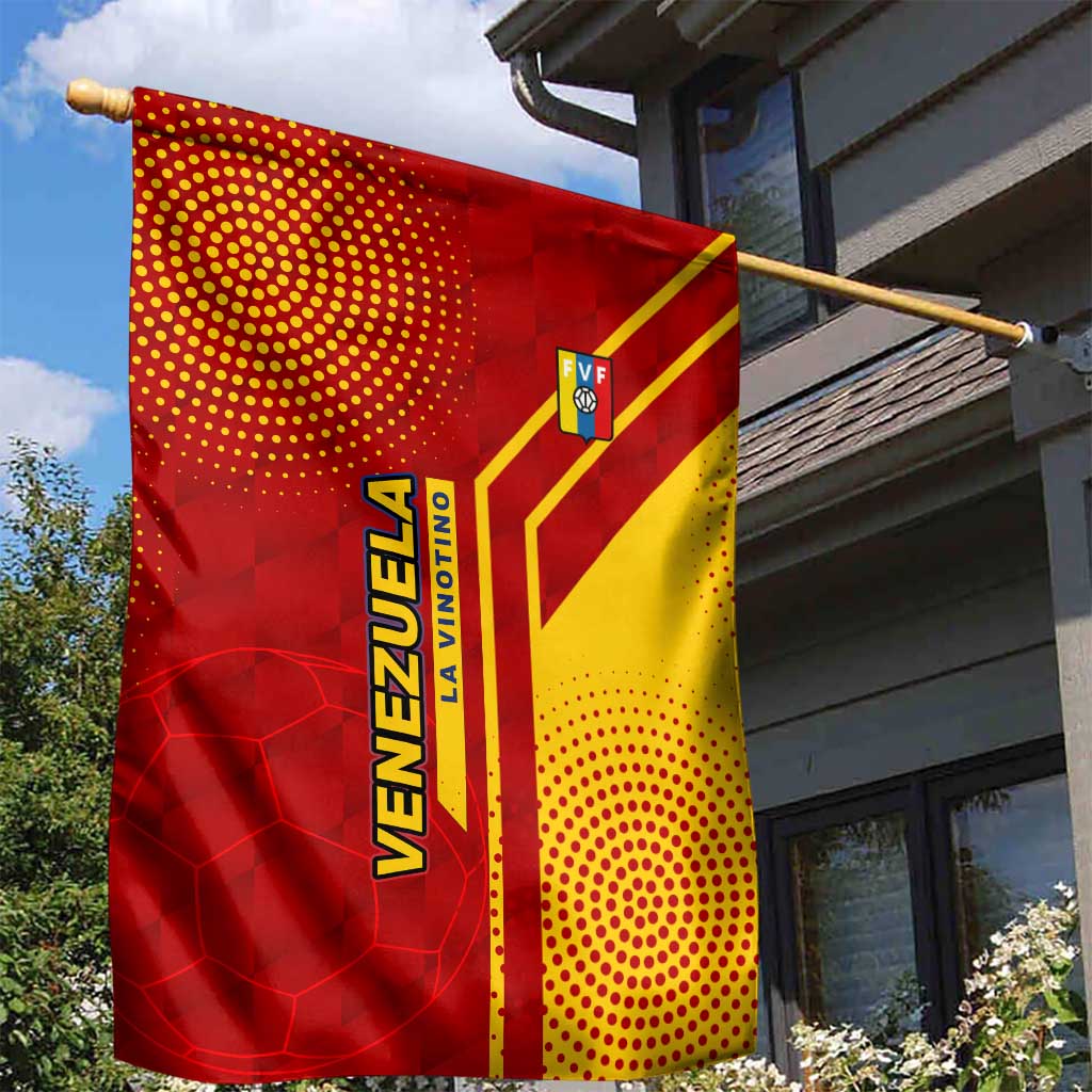 Venezuela Garden Flag with La Vinotinto Football Federation Red Yellow Spirit